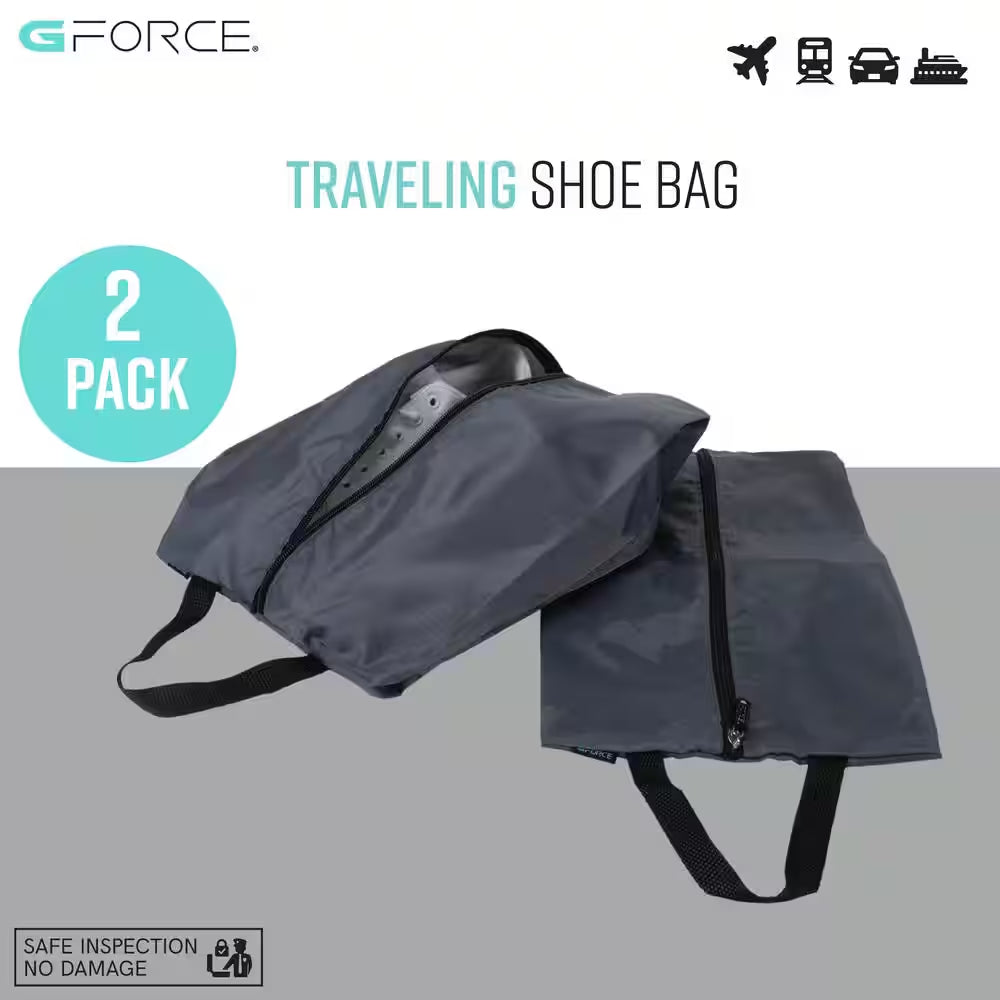 Traveling 2-Piece Shoe Bags