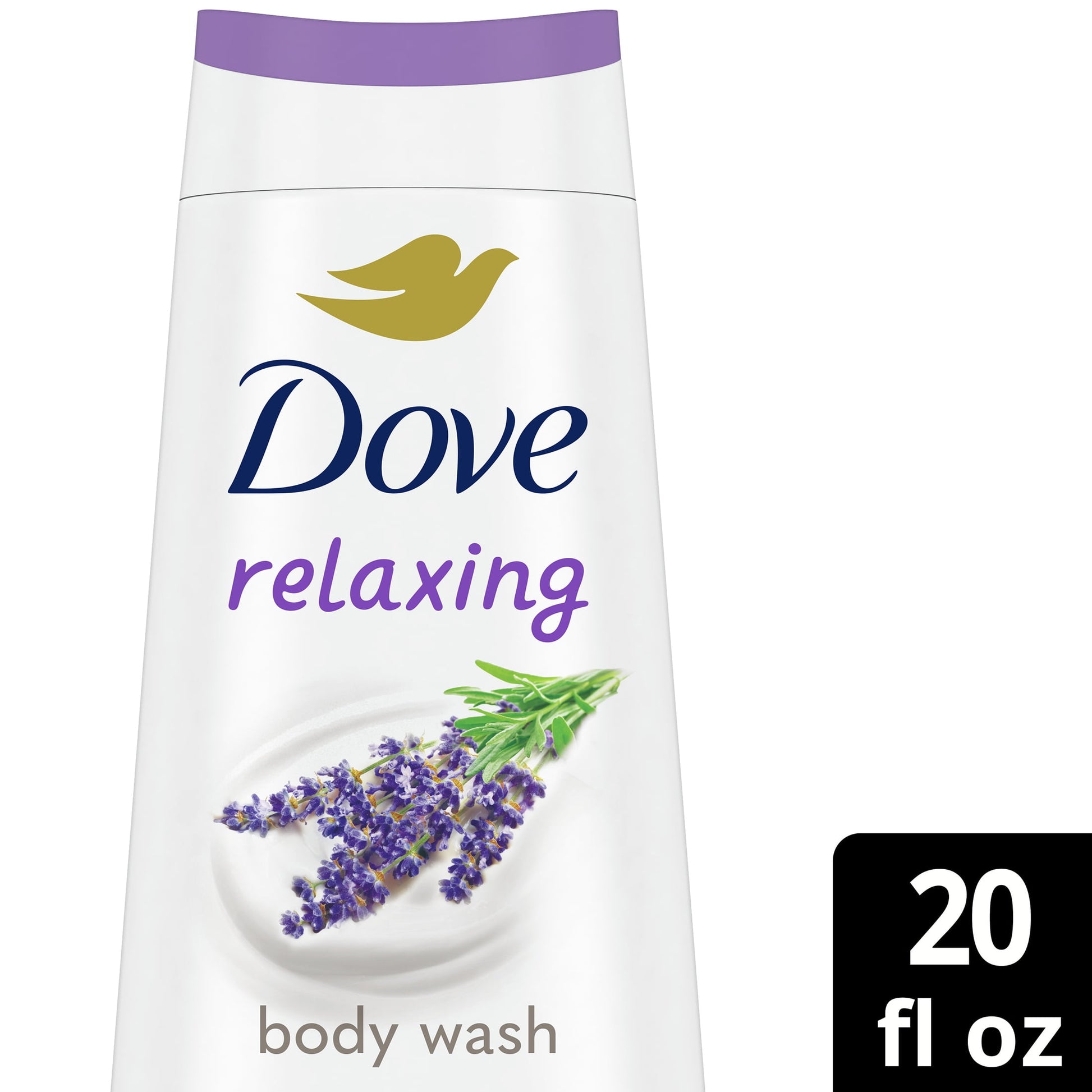 Relaxing Body Wash Lavender Oil & Chamomile Cleanser, 20 Oz