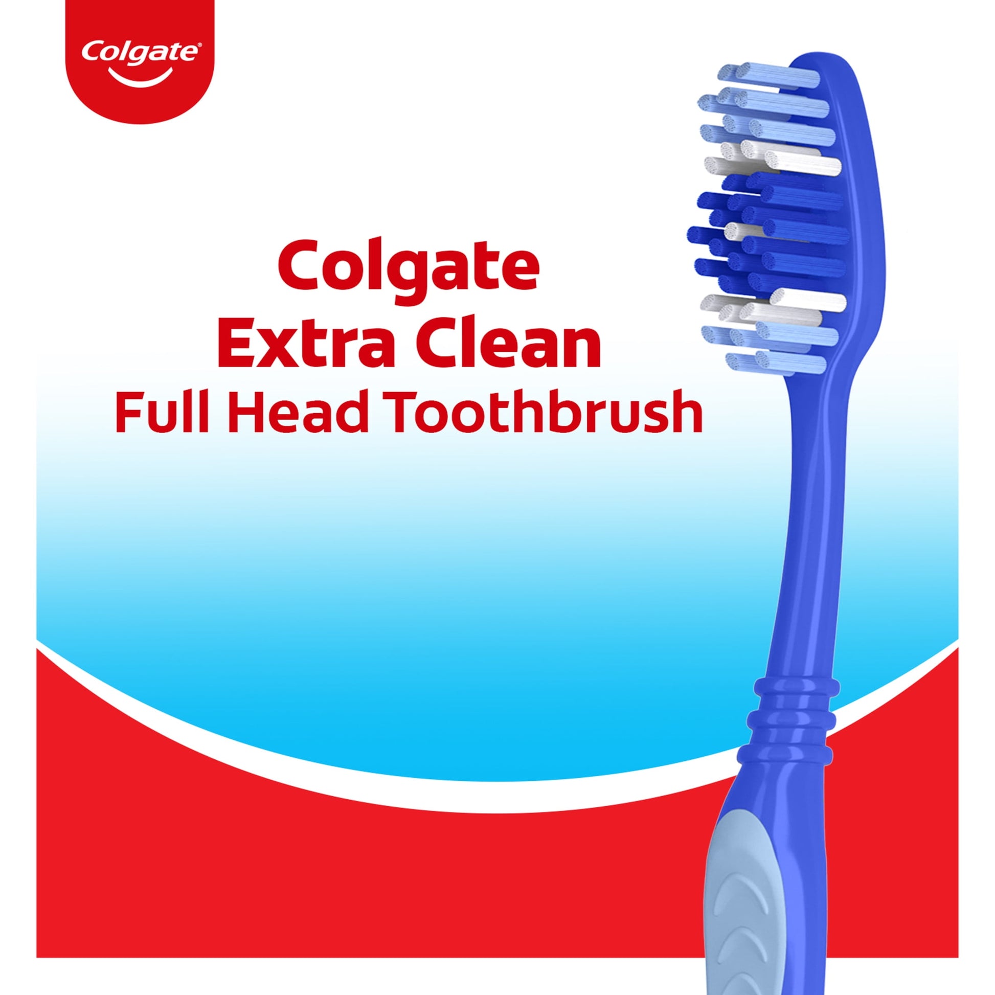 Extra Clean Toothbrush, Medium Bulk Toothbrush Pack, 6 Pack