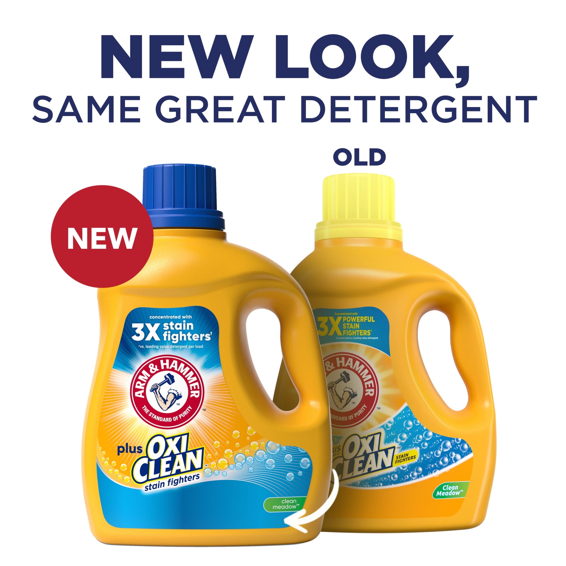 Plus Oxiclean Clean Meadow, 77 Loads Liquid Laundry Detergent, 100.5 Fl Oz