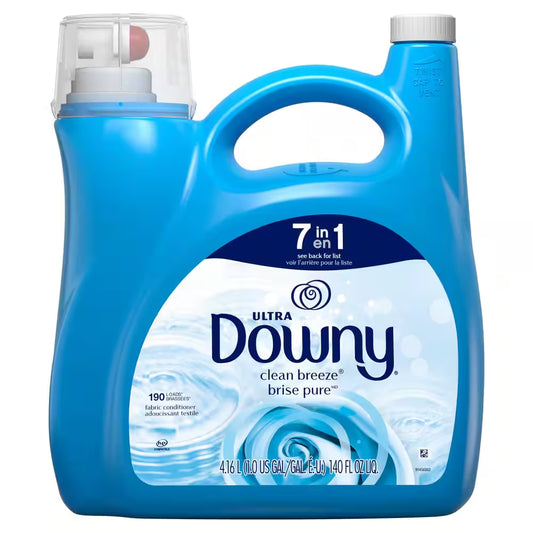 Ultra 140 Oz. Clean Breeze Scent Liquid Fabric Softener (190-Loads)