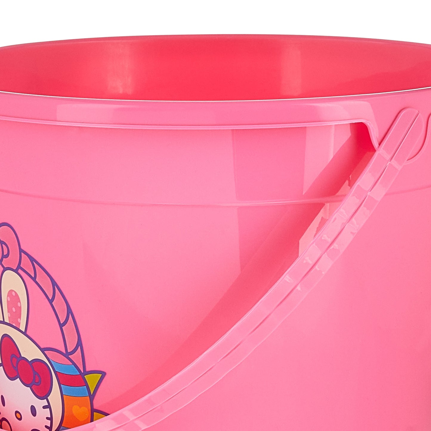 Hello Kitty Pink Plastic Pail Easter Bucket
