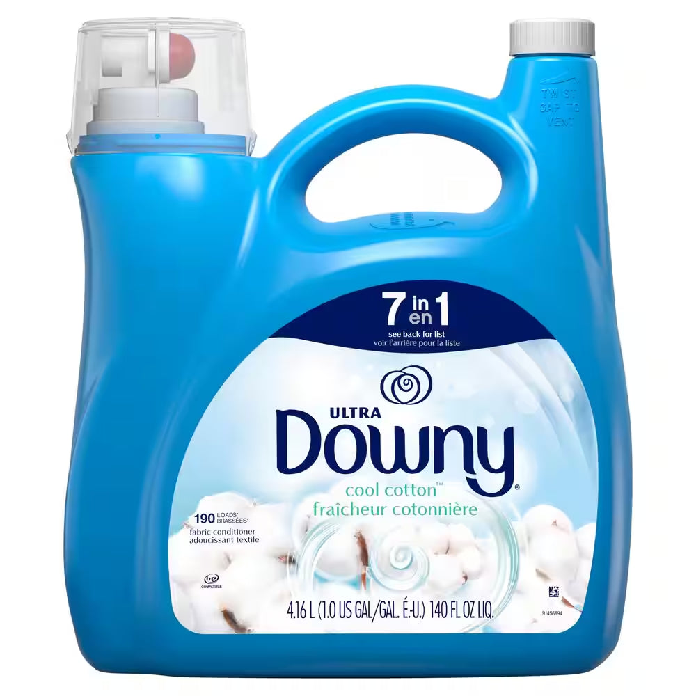 140 Oz. Ultra-Cool Cotton Scent Liquid Fabric Softener (190-Loads)