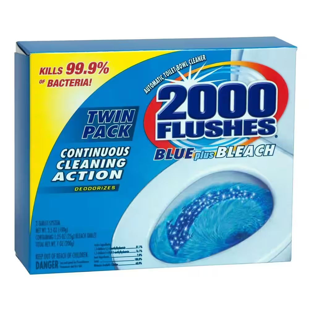 2.50 Oz. Blue plus Bleach Toilet Bowl Cleaner (2-Pack)