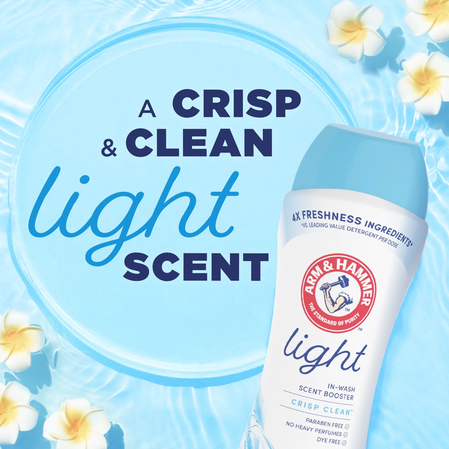 Arm Hammer Light In-Wash Scent Booster Crisp Clean 24 Oz