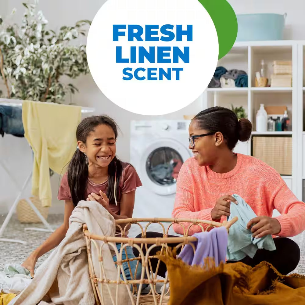 Fresh Linen, Power Laundry Detergent Sheets, 50-Count