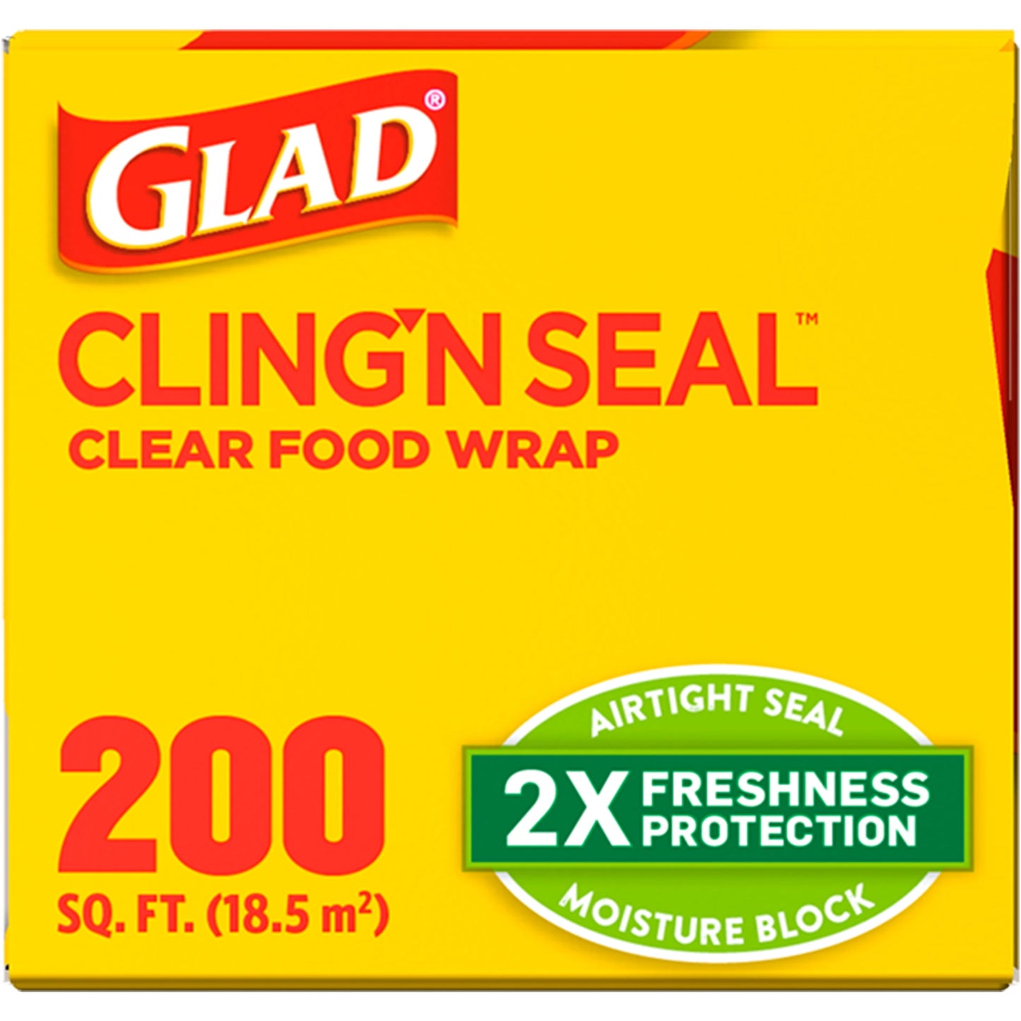 Cling N Seal Plastic Food Wrap, 200 Sq Ft Roll