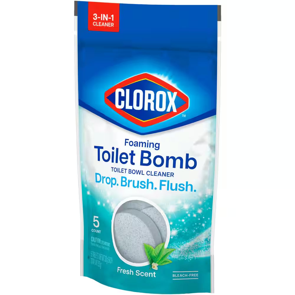 Foaming Toilet Bomb Fresh Scent Toilet Bowl Cleaner (5-Count)