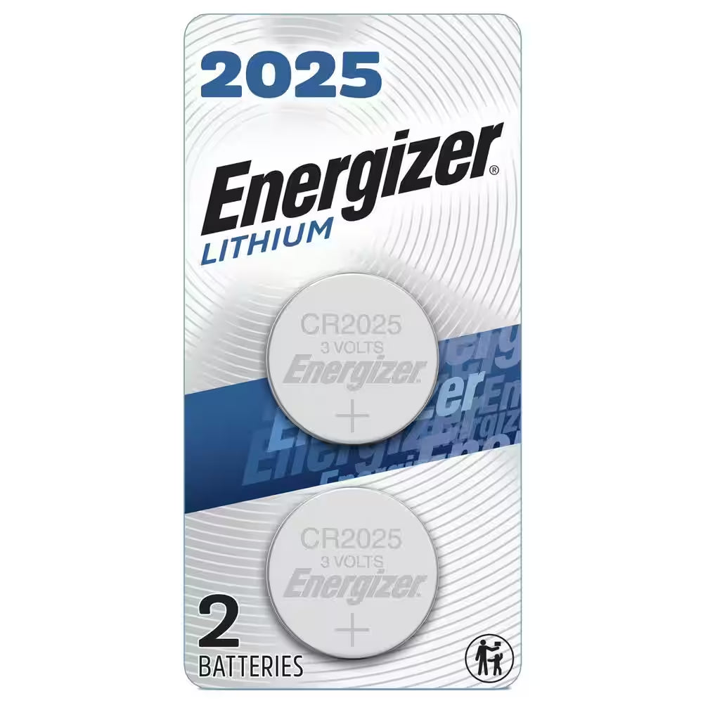 2025 Batteries (2 Pack), 3V Lithium Coin Batteries