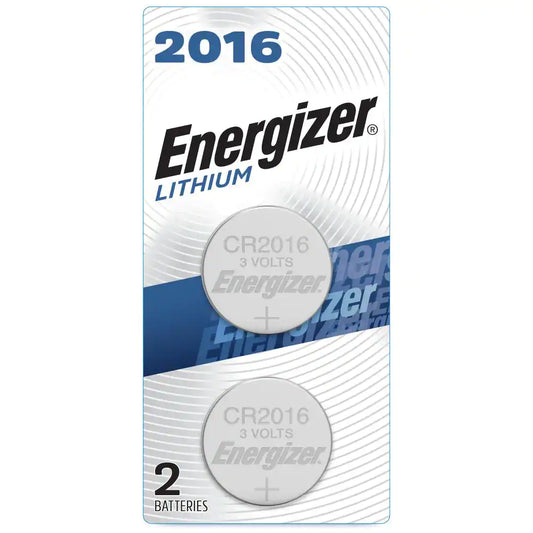 2016 Batteries (2-Pack), 3V Lithium Coin Batteries