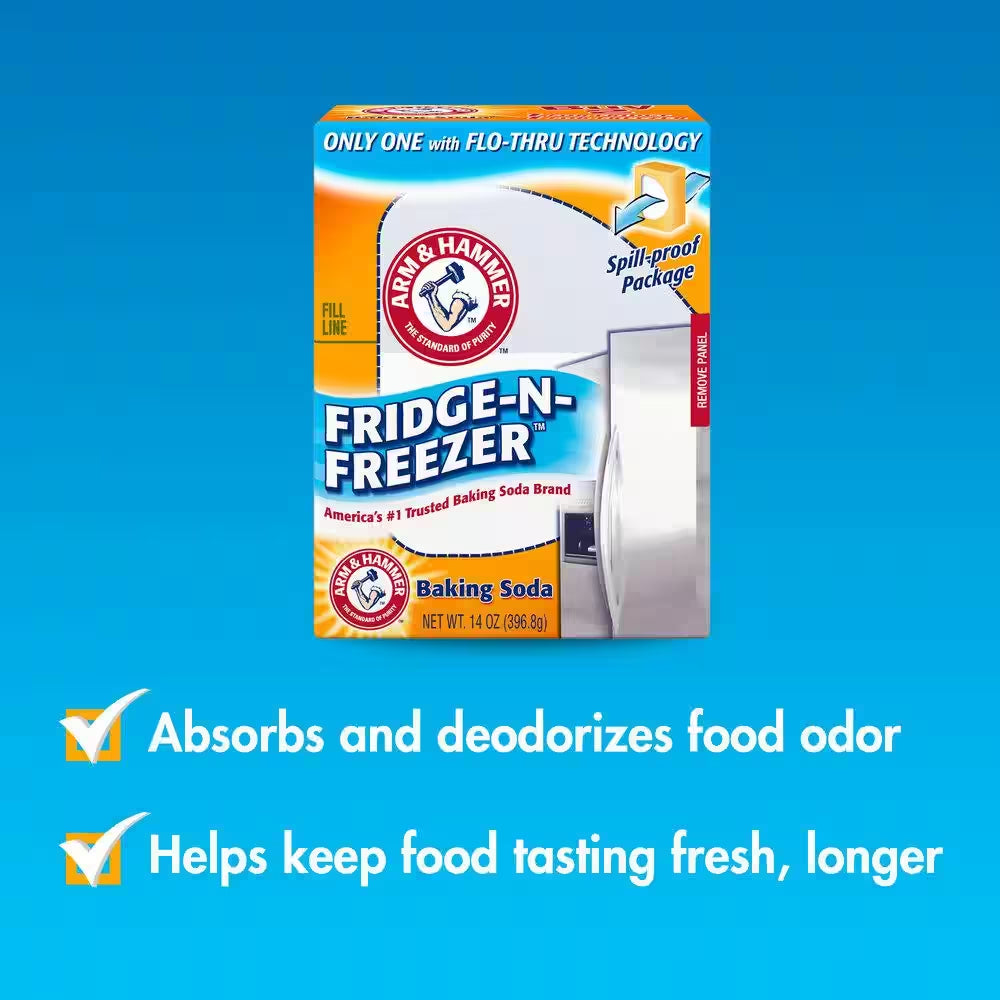 14 Oz. Baking Soda Fridge-N-Freezer Odor Absorber